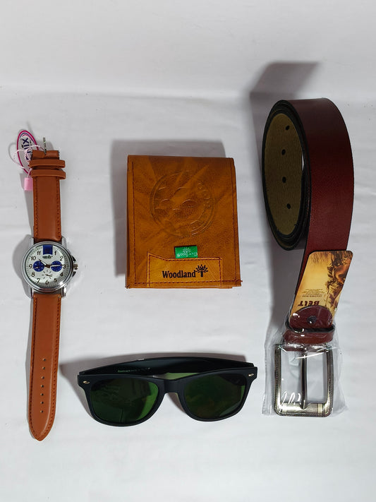 Royal Men’s Gift Pack – Watch, Belt, Wallet & Sunglasses