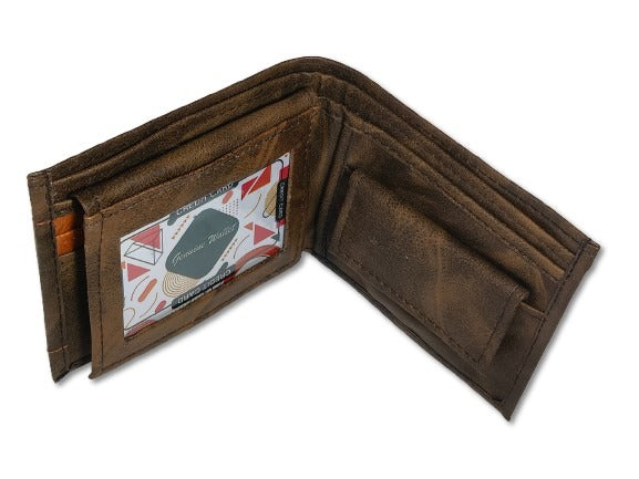 Genuine Leather Bi-Fold Men’s Wallet