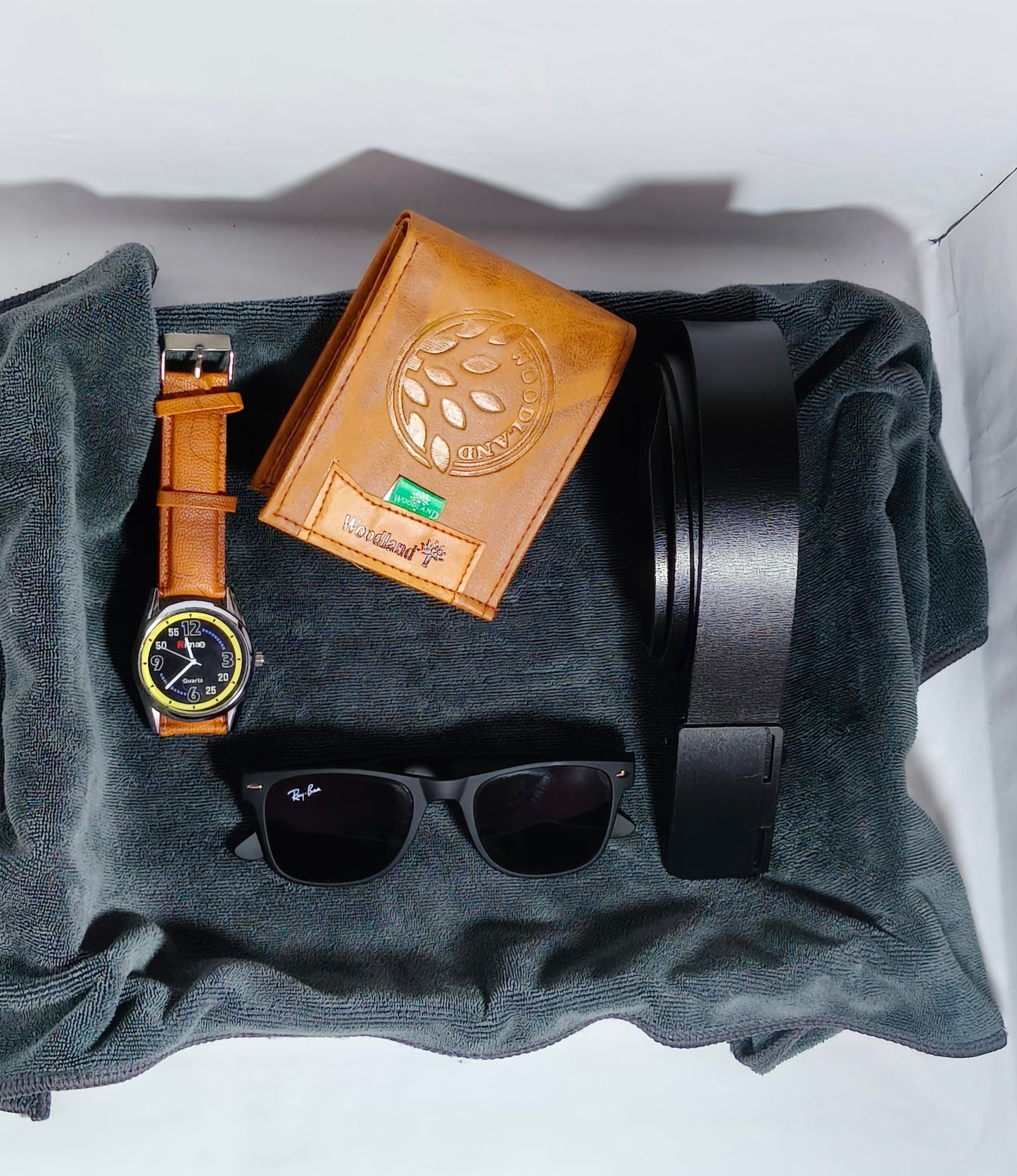Men’s Ultimate Style Kit – Watch, Belt, Wallet & Sunglasses